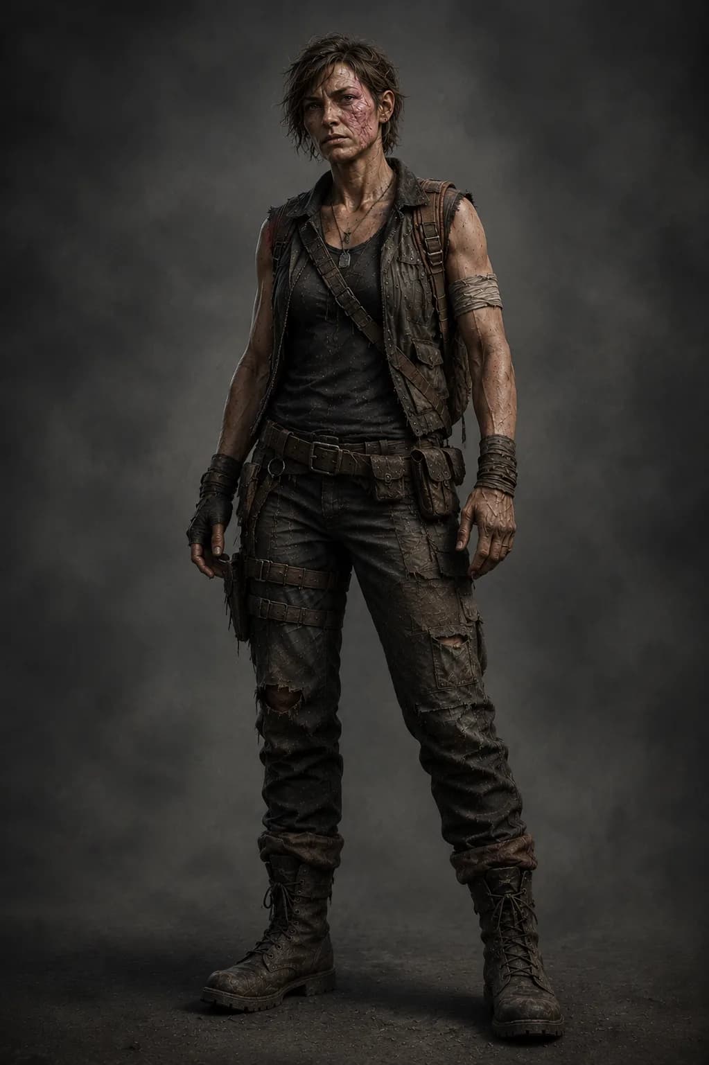 Katy — Survivor from a trading post / enhanced tracker., Trotillions
